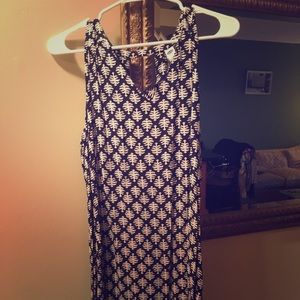 Cute patterned sleeveless dress